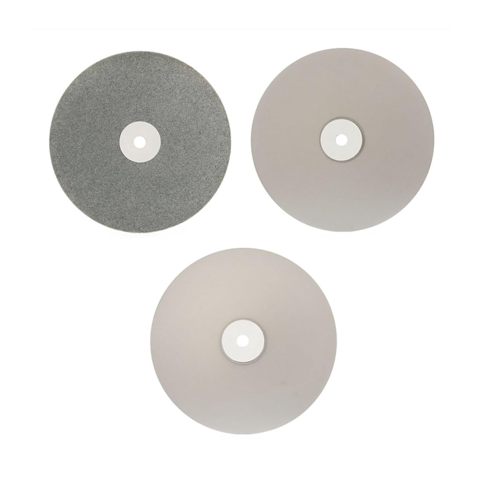 8Inch 200mm Diamond Coated Lapping Disc Grit 60-2000 12.7mm Hole Flat Lap Wheels Abrasive Grinding for Gemstone Jewelry-Rock(80 240 400)