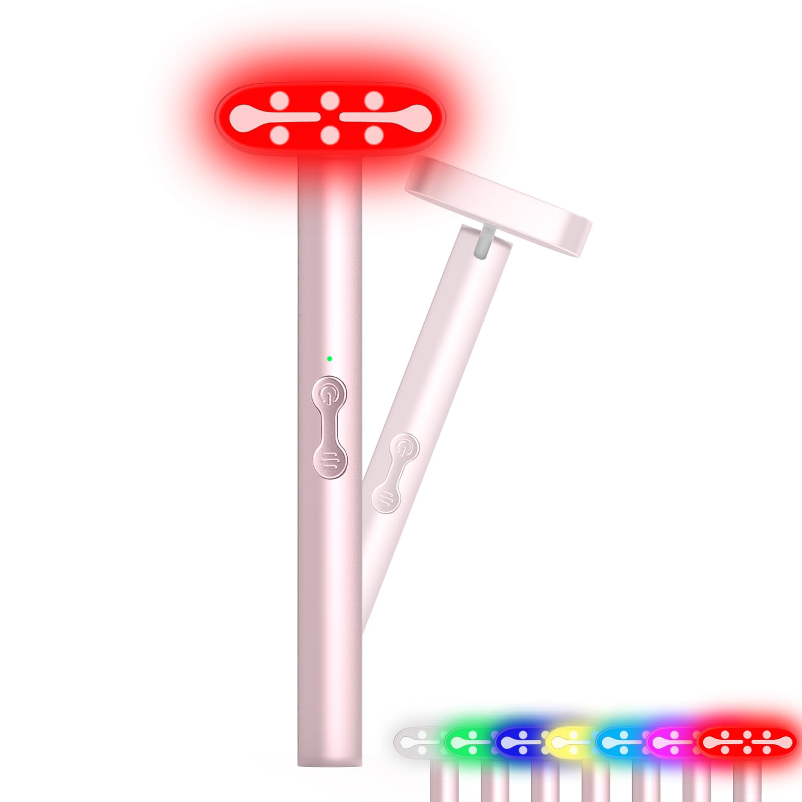 Red Light Therapy Device for Face, LED Facial Massager Wand for Skin Care at Home Face S culpting Tool for Neck - 1