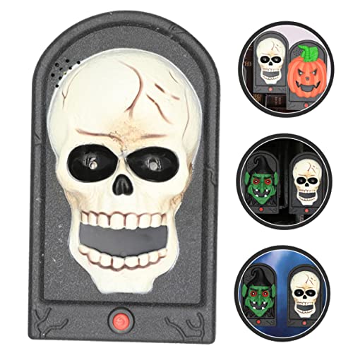 NOLITOY 2 Peças Campainha De Abóbora De Halloween Brilhante Campainha Horrível Campainha De Aranha D