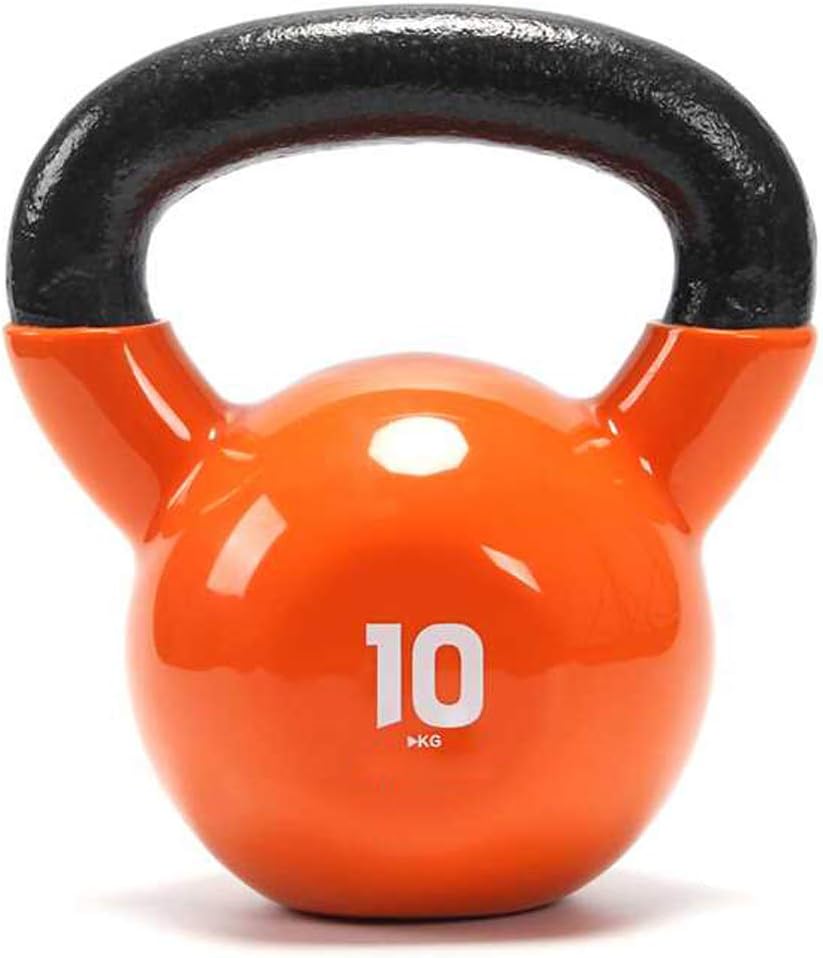 SuoANI Cast Iron Kettlebells Weight Training Equipment 10KG,12KG,14KG,Green15KG