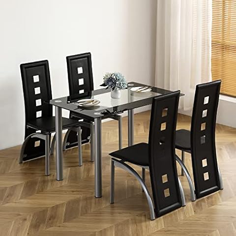 Karl home 5-Piece Dining Table Set Cover