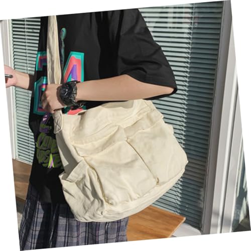 Porte-documents pour hommes et filles à bandoulière en toile - 3