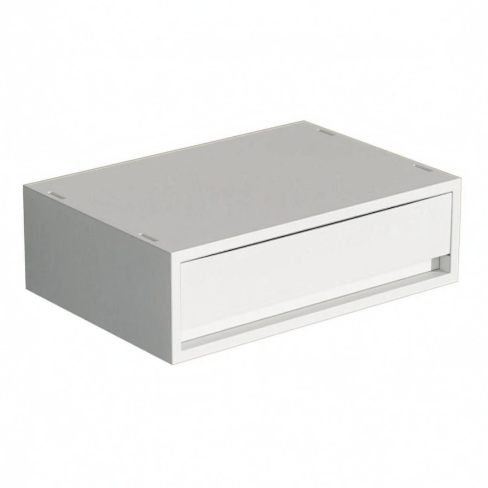Kaffee-Aufbewahrungsbox rechteckig Kaffeezubehör-Box schlichte Countertop- für neben der Kaffeemaschine, Mittleres Modell, Einzelzug, 37 26 12 Cm
