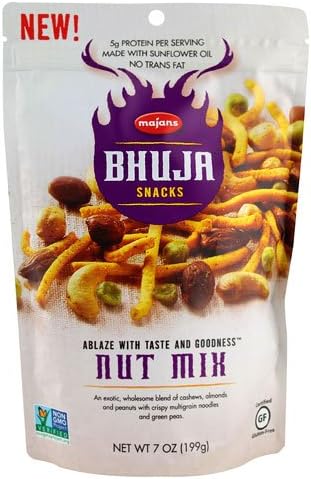 Bhuja Snacks Nut Mix Gluten Free -- 7.1 oz - 2 pc