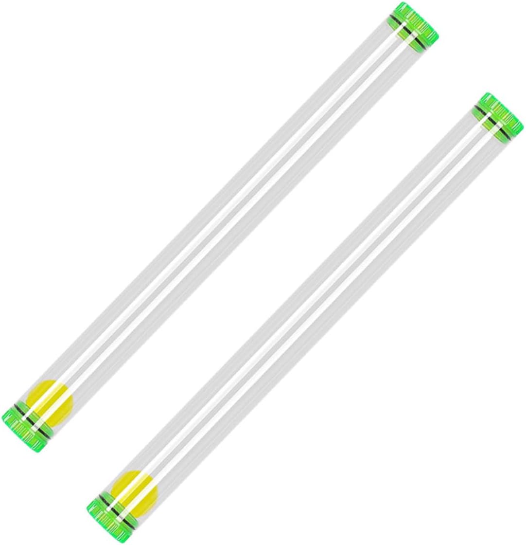 2pcs Fishing Float Tubes Floaters Storage Container for Dobber Fishing Floats Organizer Supplies Accessory