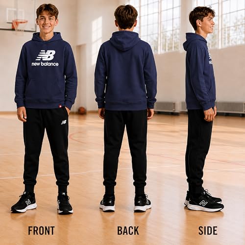 New Balance Boys Soft Fleece Pullover Hoodie with Pocket, Athletic 8-20 - image 2