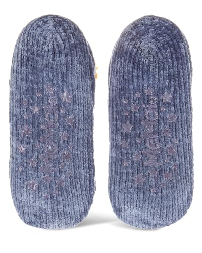 MeMoi Women's Cozy Daisies Chenille Sherpa Lined Slippers2