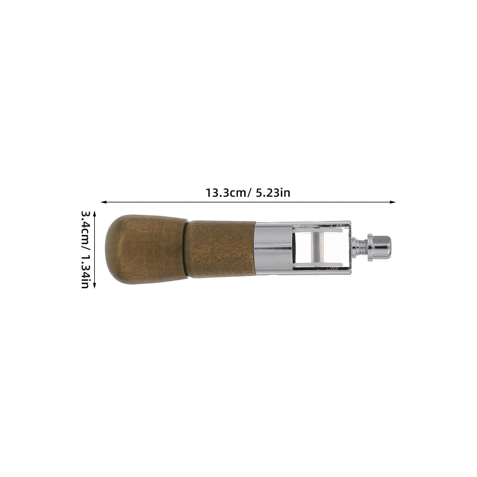 Healeved Kit Punteruolo per Cucire in Pelle con Manico in Legno e Filo Cerato, Utensile Professionale per Riparazioni e Artigianato, per Studi e Uso Domestico