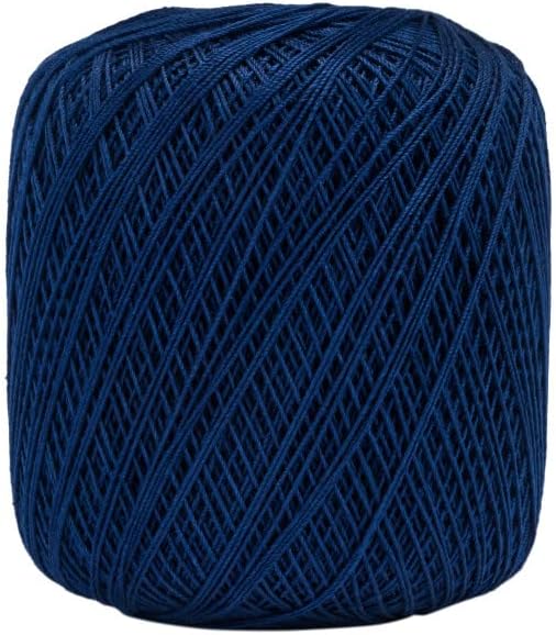 Miniatura 2 de Aunt Lydia Classic Navy Crochet - 3 unidades de 350y1,049.9 ft - Algodón - Calibre 10 - Crochet