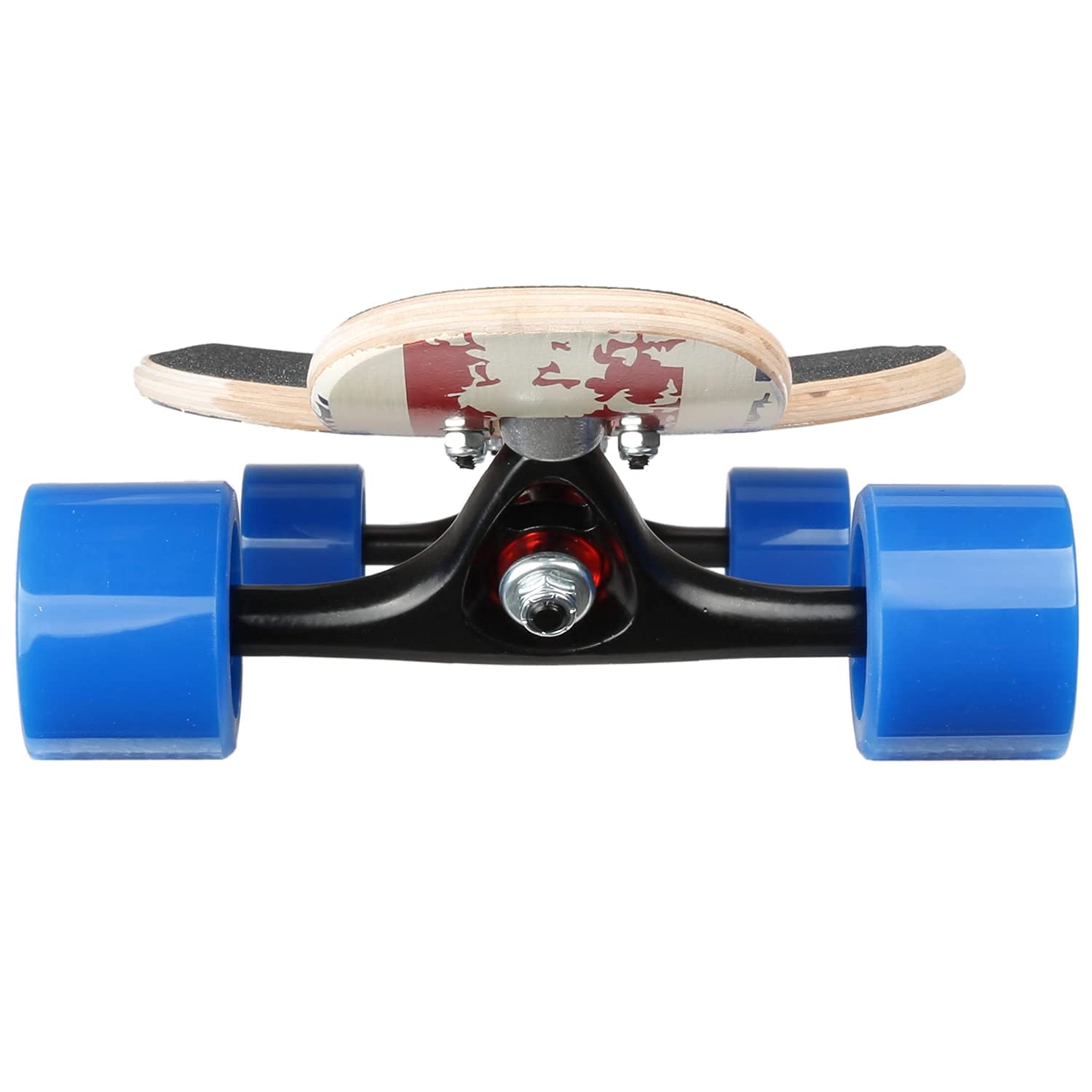 FunTomia Longboard Drop Through Cruiser Skateboard complet avec roulement à billes Mach1 High Speed T-Tool avec ou sans roues LED
