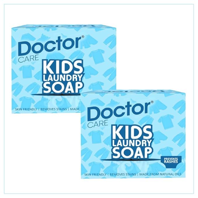 Doctor Care Kids-Baby Laundry Soap | Natural for Baby Clothes | Skin Friendly Organic Washing Soap | No Harmful Chemicals | Specially for Nappies | Mainly for Sensitive Skin 150gm x 3 (Pack of 2)-image-29