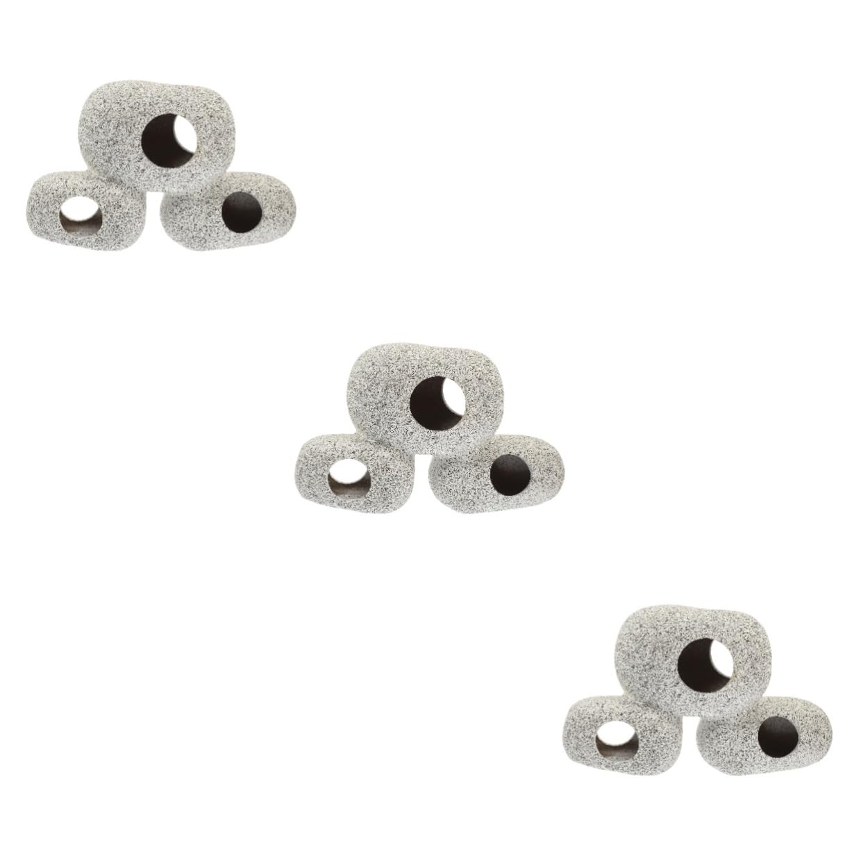 YARNOW 3 Piezas De Casa De Escondite para Peces Acuario Pecera Robot Cueva para Peces Escondite para Peces Cueva Red para Peces Cueva para Cría De Peces Cueva para