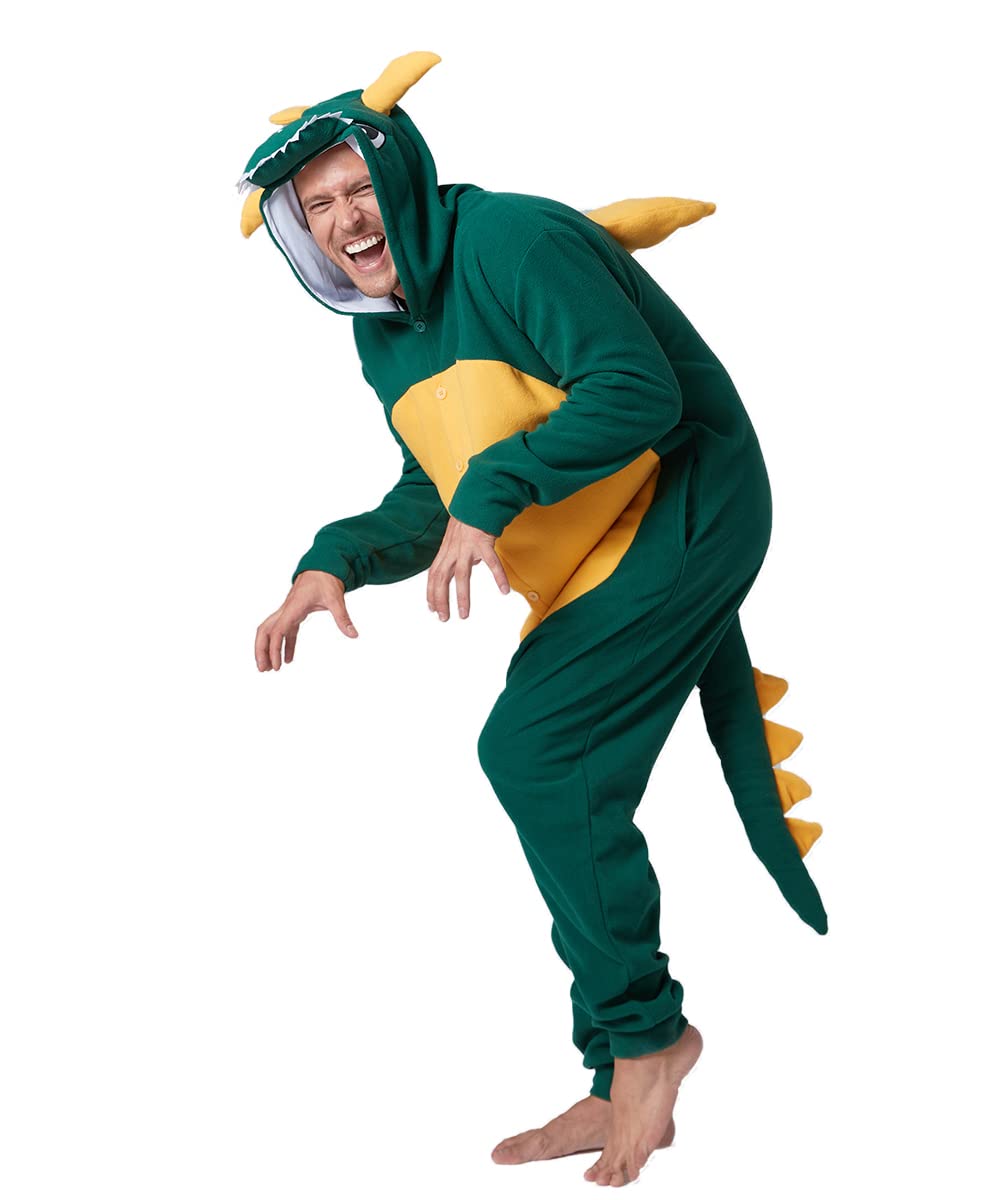 Lahoem Animal Dragón Pijama Unisex Adulto Ropa de Dormir de Hombre Mujer