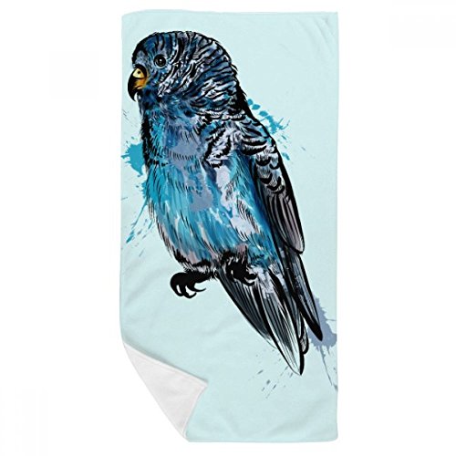 Serviette douce multicolore perroquet 35x70cm gant de toilette bain - 2