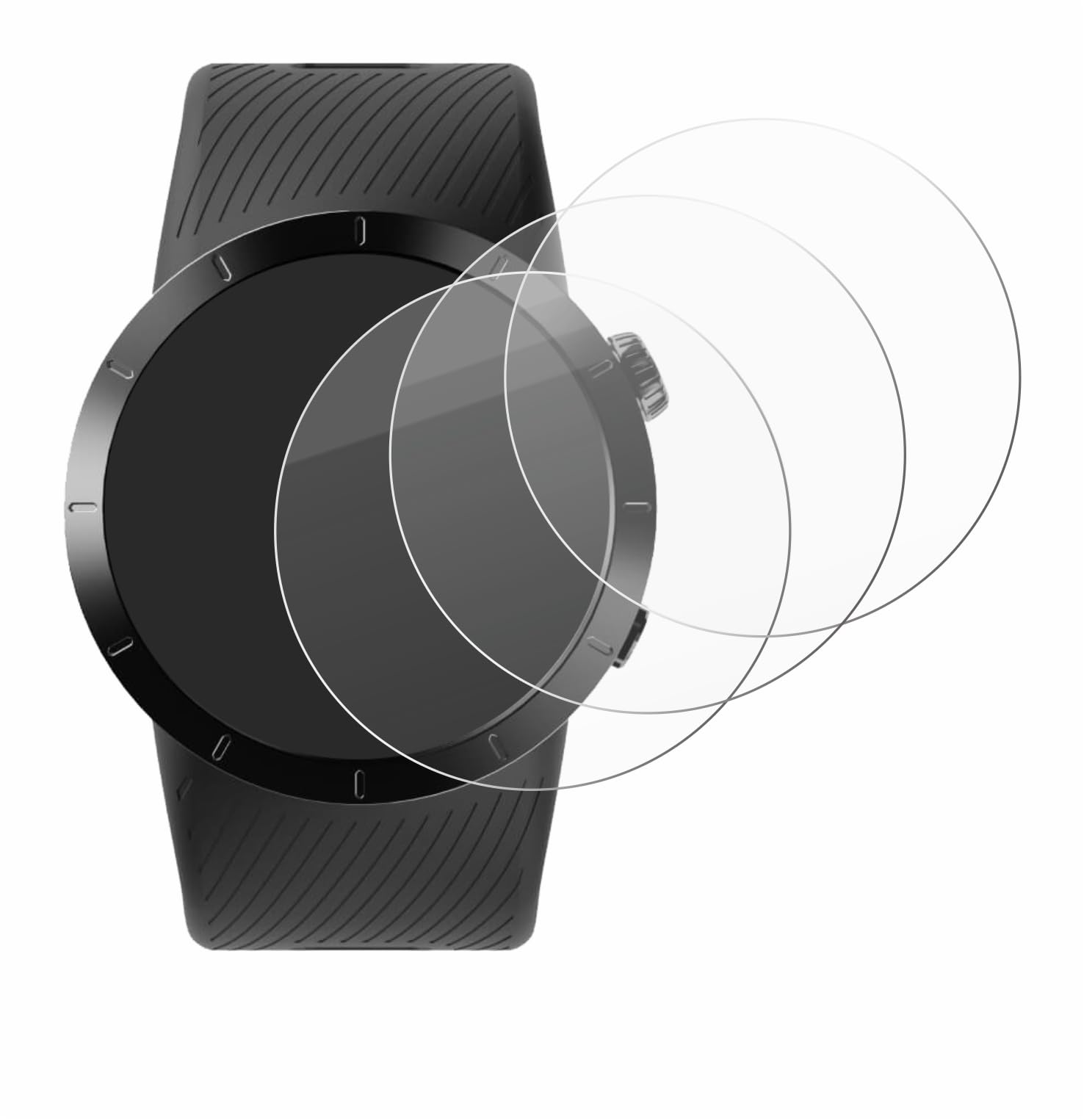 brotectGlass Screen Protector Film compatible with Shot Scope X5 (6 Pack) - Glass-Foil 9H Protection [Scratch Resistant, High Clarity]