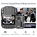 Tarkonn Body Camera with Audio and Video Recording, 4K/2160P Body Cam, 2PCS 1950MAH Batteries, Night Vision, GPS Enabled, 128G Police Body Worn Camera