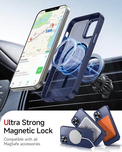 LeYi for iPhone-12-Pro-Max Case with Screen Protector Camera Cover Blue - image 4