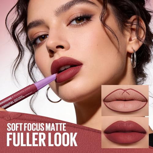 Image of BestLand 6Pcs 2-in-1 Lipstick and Liner Lip Combo Set, Soft Sculpt Nude Collection - Creamy Matte Lip Crayon with Flat Edge Tip, Gradient & Ombre Lip Effect, MLBB Shades, Fuller Looking Lips