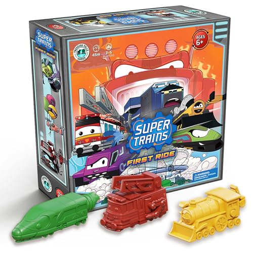 Super Trains: First Ride juego de mesa para niños 7-10 años miniatura 1
