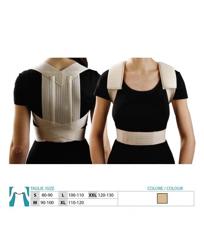 Soporte corrector para postura de espalda y hombros. Unisex Art.9797 Talla XXL > 120-130 cm