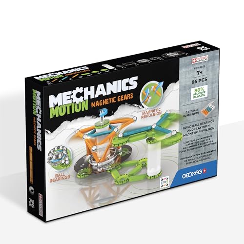Ya en mundofriki.es: Geomag - Mechanics Motion Magnetic Gears - Juego Educativo y Creativo para Niños - Bloques de Construcción Magnéticos - Juego de 96 Piezas