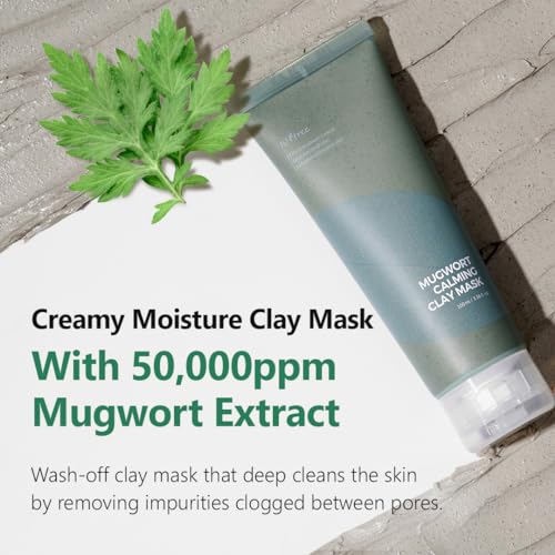 IsNtree Mugwort Calming Clay Mask 100ml, 3.38 fl.oz, 100 ml (Pack of 1) - Image 2
