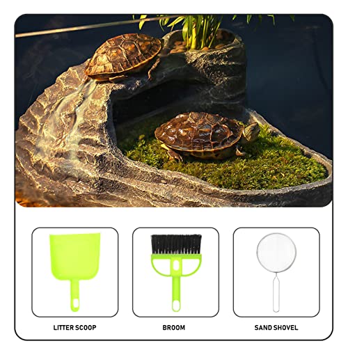 Balacoo 1 Set Reptile Substrato Sand Scovel Broom