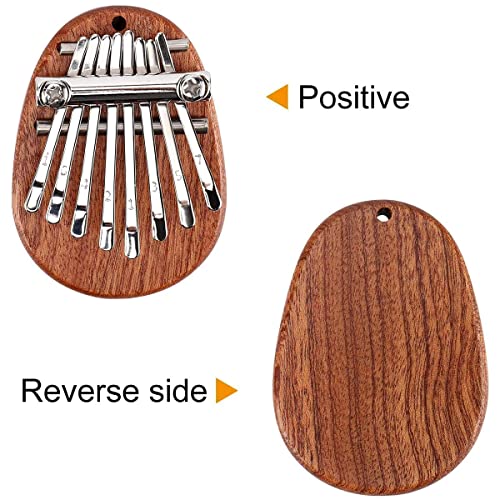 Lot de 2 Piano à Pouce Kalimba à 8 Touches, Mini Piano à Doigt Pouce en Bois Massif Portable avec Cordon, Instrument de… - Les Beatles, Paul McCartney, John Lennon, RIngo Starr, George Harrison Lot de 2 Piano à Pouce Kalimba à 8 Touches, Mini Piano à Doigt Pouce en Bois Massif Portable avec Cordon, Instrument de… – Image 5