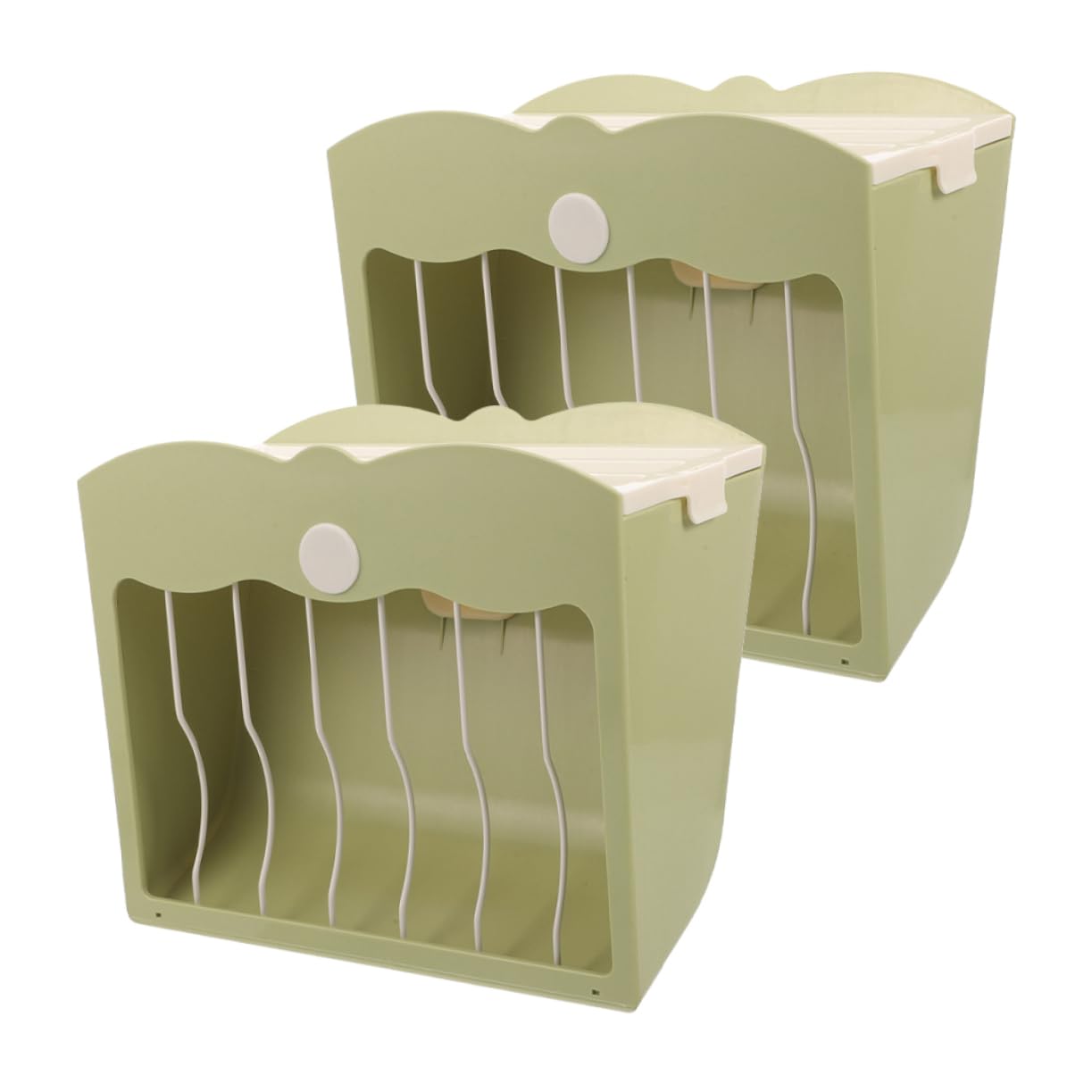 Toyvian 2pezzi Feeder Per Conigli Contenitore Appeso Per Fieno e Cibo Rete e Copertura Soluzione Pratica Per Piccoli Animali Come Conigli Porcellini e Criceti