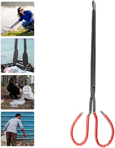 Miniatura 6 de Herramientas de limpieza Pinzas de tijera largas Pinzas de cangrejo Pinzas de agarre Herramienta de acero inoxidable Pinza de cocina Pinza de clip