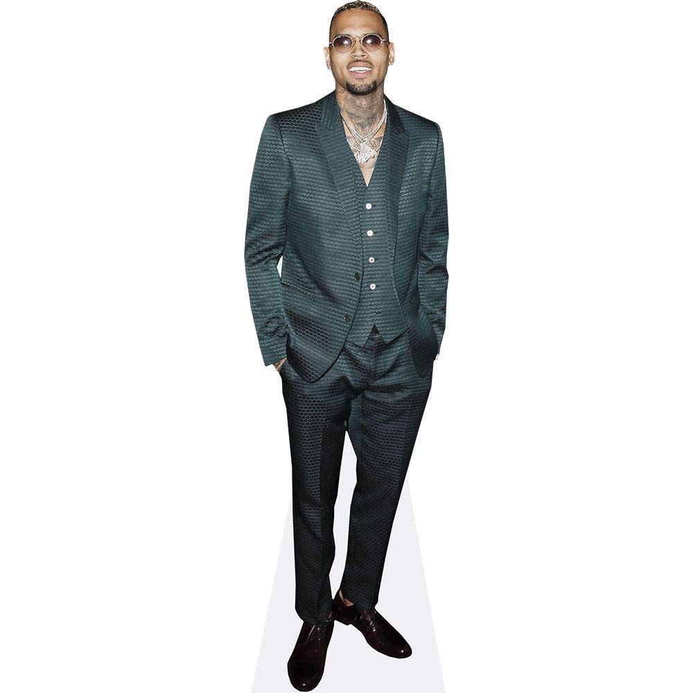 Celebrity Cutouts Life Size Cutout Chris Brown (Green Suit)