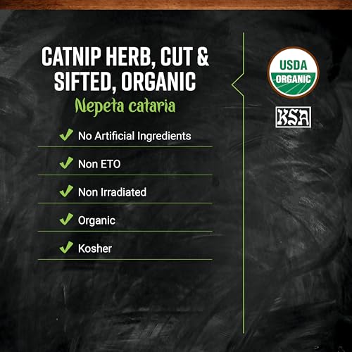 Frontier Co-op Organic Catnip, 1-Pound Bulk, Loved By Cats & Gardeners, Popular Tea Blend, Organic, Kosher - Image 3