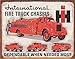 Poster Discount International Fire Truck Chassis Tin Sign 12.5" X 16", 16x12