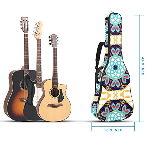 Étui de protection rembourré pour guitare acoustique classique, Multicolore 09, 42.9×16.9×4.7 in, Organiseur de sac - Les Beatles, Paul McCartney, John Lennon, RIngo Starr, George Harrison Étui de protection rembourré pour guitare acoustique classique, Multicolore 09, 42.9x16.9x4.7 in, Organiseur de sac – Image 6