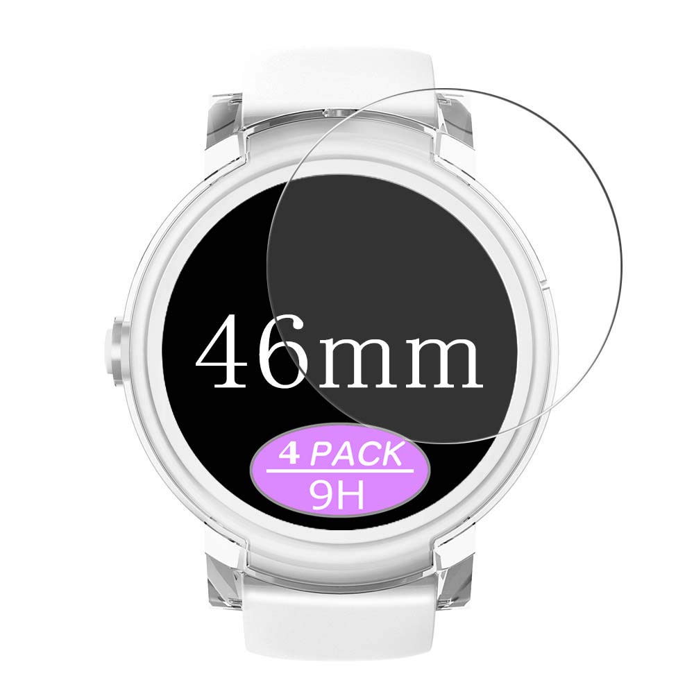 直径 46mm 円【時計用9Hガラスフィルム】 Amazon | 4枚 VacFun 直径 46mm 46 ミリ ミリメートル mm 腕時計