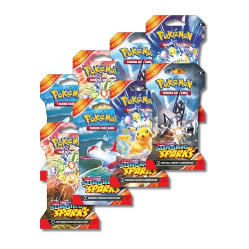 Pokemon Surging Sparks Sleeved Eight (8) Booster Packs