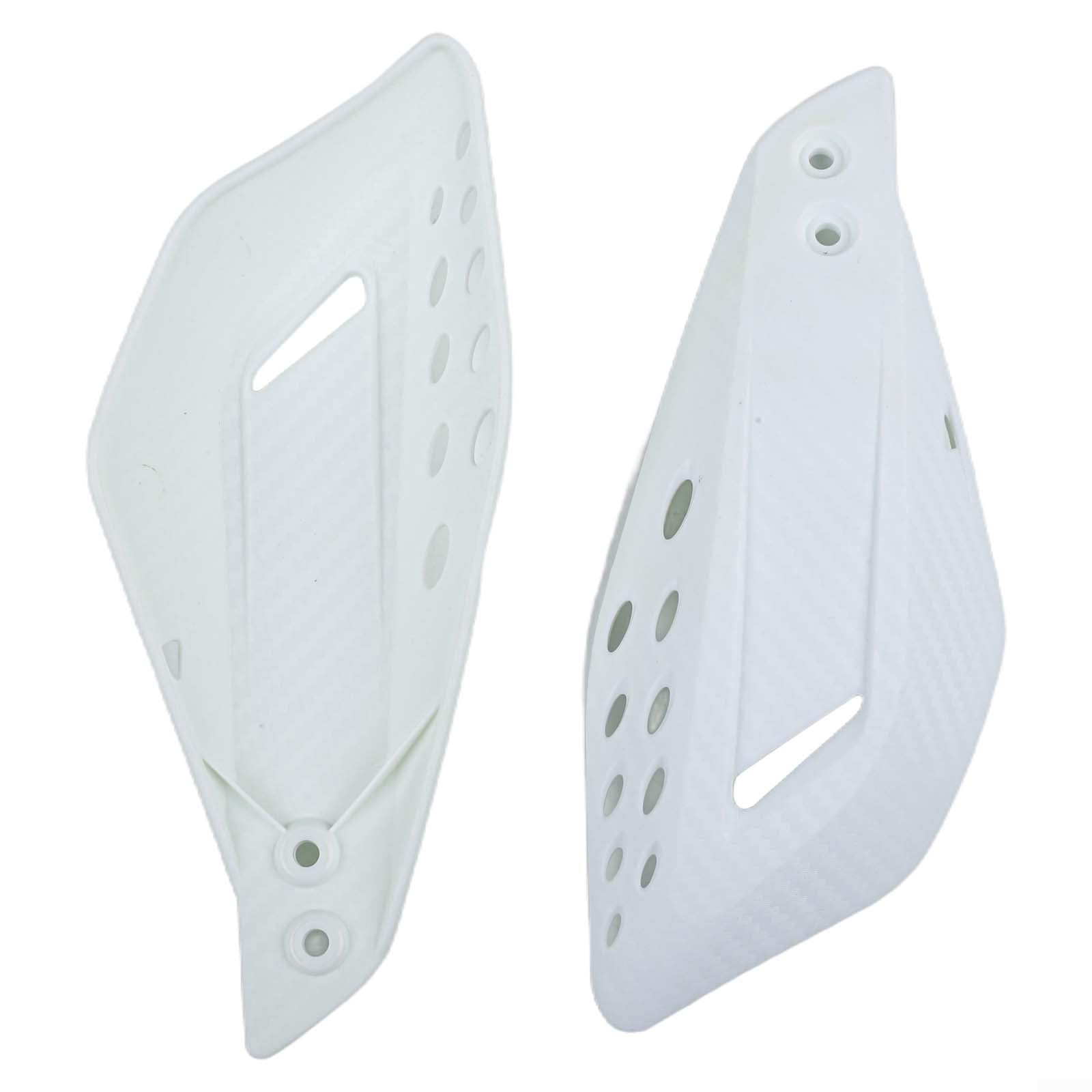 Motocross Hand Guards Dirt For Bike Handlebar Protectors For ATV UTV Hand Shields Windproof Brush Guards Off Road Hand Defenders Aluminum Alloy Handguard Set(white) — view 5