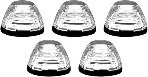 Miniatura 2 de RECON - Se adapta a 99-16 Super Duty (F250 F350 F450 F550) Luces de cabina de 5 piezas con lente transparente LED ámbar (ATTN: para modelos que no