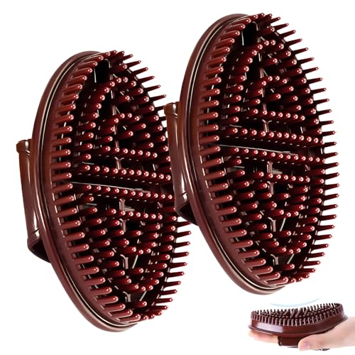 2 Pack Meridian Pressure Brush, Meridian Body Massage Brushs for Back Legs Arms, Relieve Muscle Fatigues Meridians Brushes Massages Tool for Men & Women