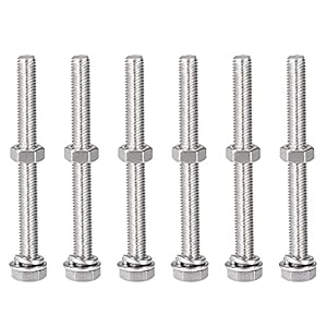 Sourcing Map M8 Sechskantschrauben Set 6 Stück