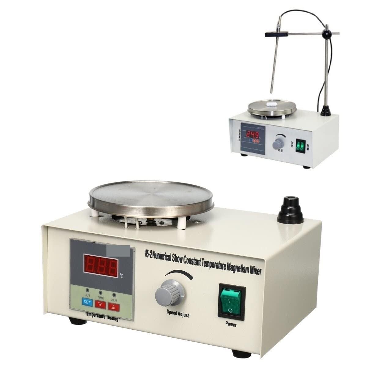 Agitador magnético, Máquina Mezcladora Licuadora Con Pantalla Digital Ajustable Placa Calefactora De Laboratorio,Laboratorio