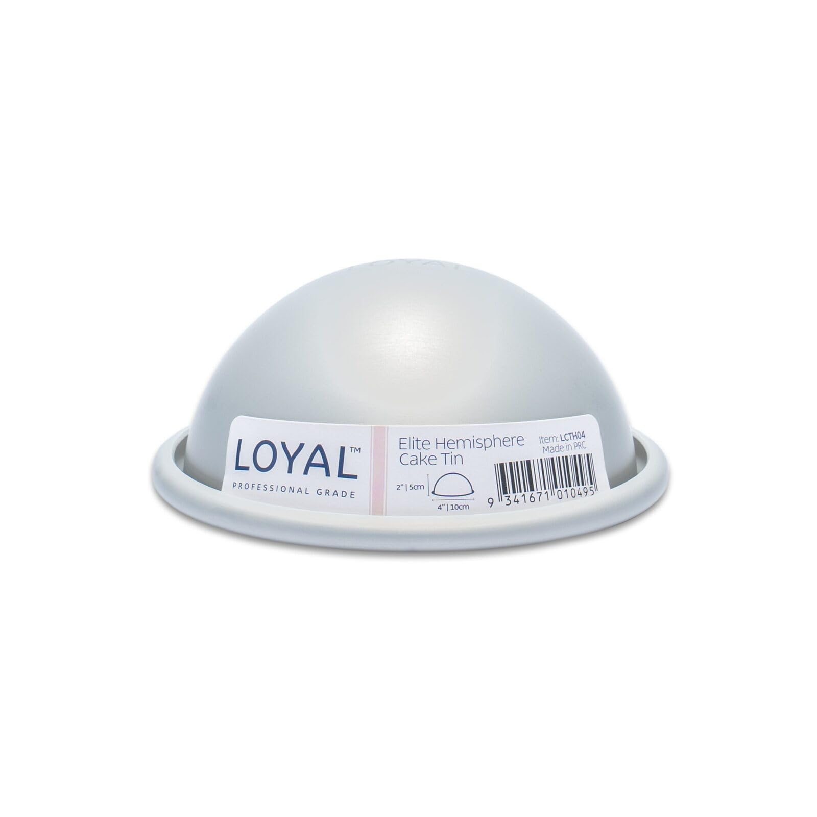 LOYAL Elite Cake Pan Ball Pan Ø10cm, Baking Tin, Optimal for Baking Round Cakes in a Ball Shape, Non-Stick Coating, Even Heat Distribution - Ø 10 cm