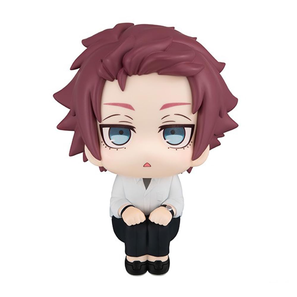 Zhongkaihua Itoshi Sae Look Up Figure Sitting Position Cute Clay Model Itoshi Sae Anime q Figure Mini Statue Desktop Ornaments