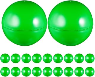 Veemoon 20 Bolas De Rifa Que Se Pueden Abrir: De Actividad Huecas De Plástico De 4 Cm - Accesorios Coloridos para Juegos De