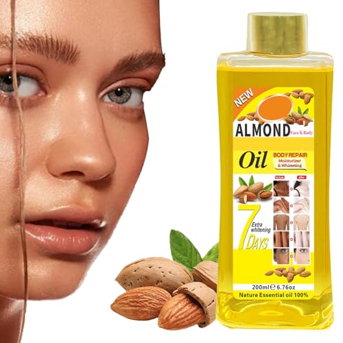 Aceite Corporal Veetgold,Aceite Corporal De Cúrcuma Veetgold,Aceite Corporal Corrector Con Vitamina C Veetgold,Aceite Corporal Con Vitamina C Veetgold 7 Días,para Humectar Y Nutrir La Piel (Almendra)