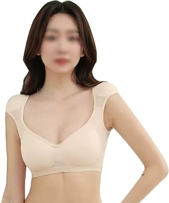 2 in 1 Built-in Fake Shoulder Pad Tee Ladies T Shirt to improve Slippery, Narrow, Collapsed Shoulders