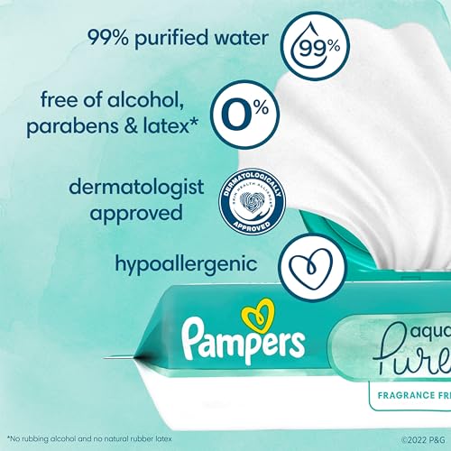 Pampers BOYEB Aqua Pure Sensitive Baby Wipes thumb #2
