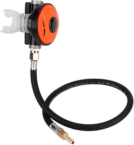 Miniatura 9 de Tbest Regulador, Buceo Boca Pieza Buceo Snorkel 2da Etapa Regulador Buceo Explorador con Boquilla Equipo de Buceo Accesorio para Buceo Snorkel