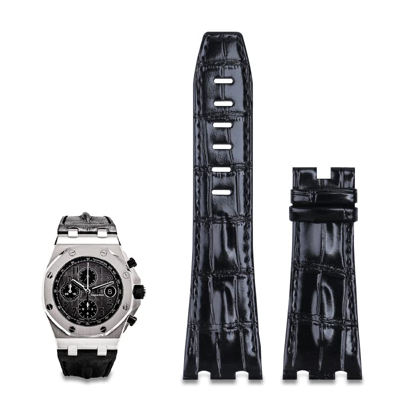 Bracelet en cuir de 28 mm pour Audemars Piguet, le style Offshore au quotidien