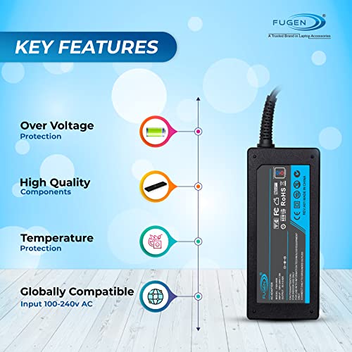 Image of 65W USB Slim Tip Rectangular pin Laptop Adapter /Charger for Lenovo Ideapad g50-30 g50-45 g50-70 g50-80 g50 Thinkpad x250 e480 Yoga 2 s3 13 14 Flex 3 10 11 Carbon - Without Power Cord